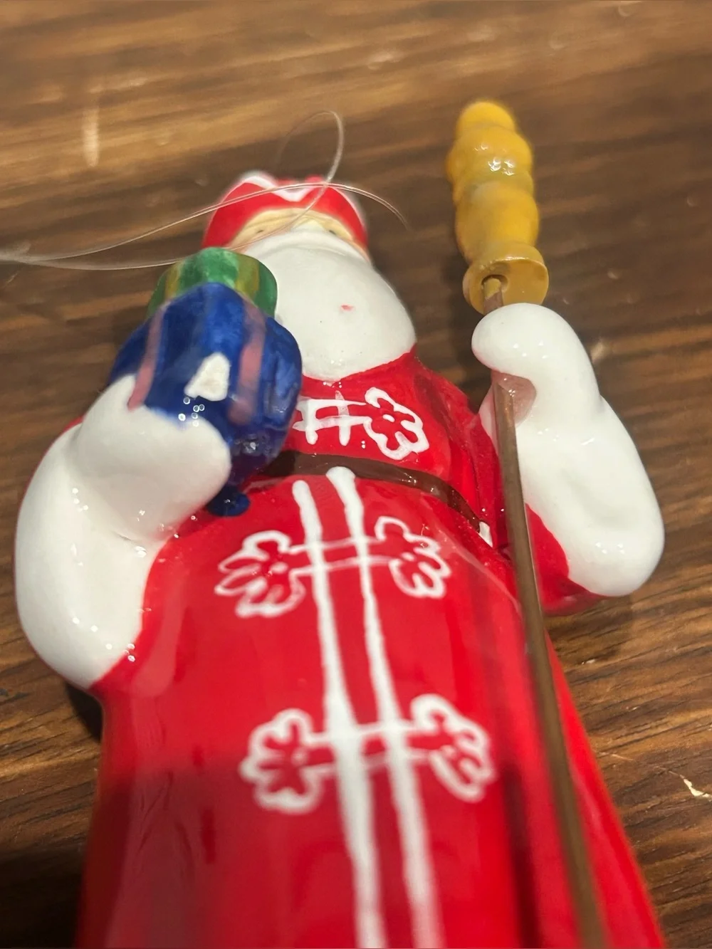 3 Crate and Barrel Around the World Santa Ornaments-2014 Greece, Russia & Norway